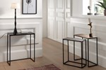 Set-de-2-tables-appoint-Triplex-3960-metal-ambi-Rousseau