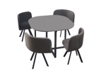 Set-table-4chaises-Eva-5030-2-gris-Rousseau-04