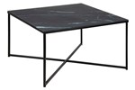 Table de salon-Alisma-Noir-Carrée-Actona