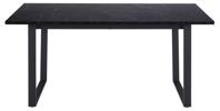 Table-Amble-89381-plateau-marble print black-pieds-metal-noir-160cm-2-Actona