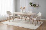 Table-Emiel+-Chaise-Dotty-tissu-beige-Comodi-Living