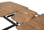 Table-TD20PM28E-old-teak-K028-K670BL-detail03-Evan-Meubar