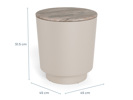 Table-appoint-Cangas-114005-gris-dimensions-Actona