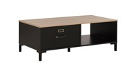 Table-de-salon-1-tiroir-Diagone-Manchester-decor-noir-E16050-110cm-Gautier