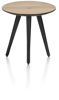 Table-de-salon-45946-Maze-Rond-39cm-RAILWAY-BROWN-Front-Henders-Hazel