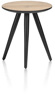 Table-de-salon-45947-Maze-Salontafel-Rond-46cm-RAILWAY-BROWN-Front-Henders-Hazel