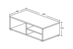 Table-de-salon-Elvis-decor-bois-chene-blanc-120x45x60cm-dessin-Oosterlynck