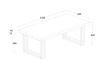 Table-de-salon-Estrella-pied-U-decor-bois-industrial-oak-noir-130x65-dessin-Oosterlynck