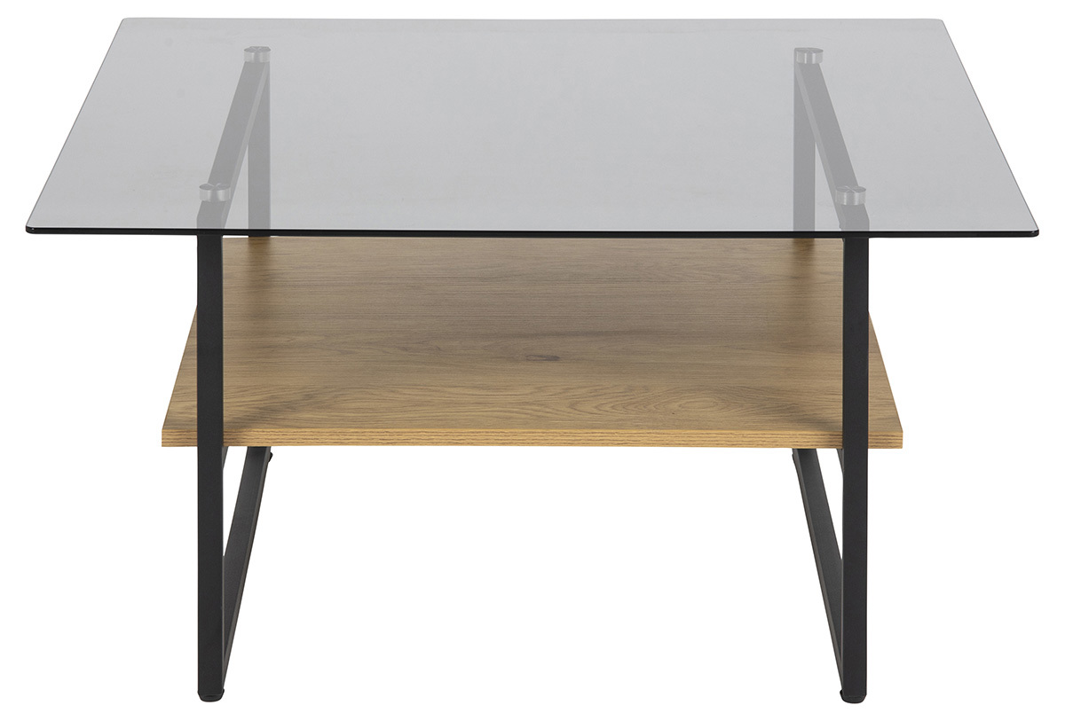 Table-de-salon-Okaya-89567-plateau-verre-etagere-melamine-decor-chene-pieds-metal-noir-80cm-02-Acton