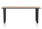 Table-haute-54706-Avalox-230cm-oak-natural-V-poot-4-poten-Front-Henders-Hazel