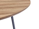 Table-ronde-Nova-DT-1003-decor-bois-metal-noir-120cm-detail02-Poldimar