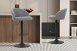 Tabouret-Arda-boucle-gris-clair-pieds-metal-2-Rousseau