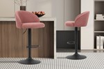 Tabouret-Arda-boucle-rose-pieds-metal-2-Rousseau
