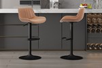 Tabouret-Fenna-PU-cognac-pieds-metal-2-Rousseau