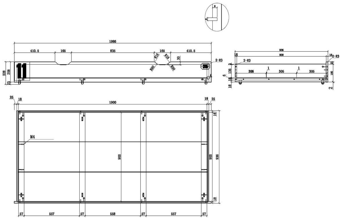 Bureau Ado 130 cm et Bibliothèque en Bois – Alex - Vipack