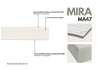 Topper-Mira-MA47-polyetherschuim-detail-extra-FR-Duvatex