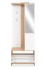 Vestiaire-Gera-42A-chene-artisan-blanc-frontal-offen-Finori