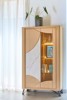 Vitrine-2 portes-Riviera-191500-chene brosse-ceramique beige-02-Girardeau