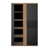 Vitrine-2-Portes-Otello-1J3D250-Noir-02-Gautier