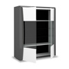 Vitrine-2-portes-Tiago-laque-brillant-blanc-gris-19SA4020-130cm-ouvert-Sciae