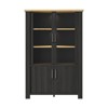 Vitrine-4-Portes-Sequoia-1J1K275-Chene-artisan-noir-02-Gautier
