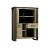 Vitrine-Baxter-decor-bois-chene-brun-119cm-N°40-open-Sciae