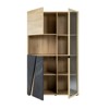 Vitrine-Elencia-1J3S250-Chene-Imitation-marbre-noir-04-Gautier