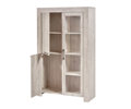 Vitrine-Giorgio-sans-eclairage-decor-granule-110cm-ouvert-Bauwens-GBO