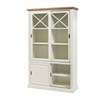 Vitrine-Hannover-decor-sherpa-wit-130cm-ouvert-Bauwens-GBO