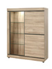 Vitrine-Marnix-decor-french-oak-led-130cm-Bauwens-GBO