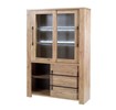 Vitrine-Otto-decor-scarlet-oak-146cm-open-Bauwens-GBO