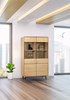 Vitrine-Redford-blond-oak-FLAIR-Maxfurn
