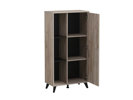 Vitrine-Umbria-decor-chene-gris-side-open-Forma-Ideale