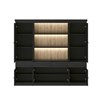 Vitrine-Valencia-melamine-black-oak-239cm-interior-Dullaert