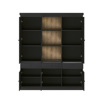 Vitrine-sans-eclairage-Valencia-melamine-black-oak-181cm-1-porte-vitree-interior-Dullaert