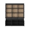 Vitrine-sans-eclairage-Valencia-melamine-black-oak-181cm-3-portes-vitrees-interior-Dullaert
