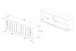 Vitrine-vaisselier-Eddy-decor-bois-chene-rustique-221cm-dessin-1-Oosterlynck