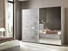 Armoire-2-portes-coulissantes-Jazz-decor-gris-beton-miroir-263cm-Alcos