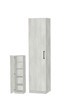 Armoire de rangement-1 porte-40 cm-165000-02-White oak-01-Oosterlynck