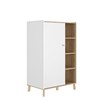 Armoire-1-porte-Alba-chene-artisan-blanc-side-Gautier