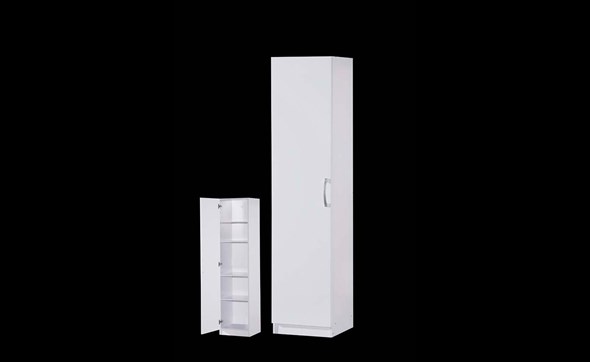 Armoire-1-porte-Snow-decor-bois-blanc-40cm-Oosterlynck