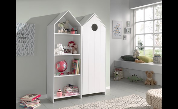 Armoire-1-porte-bibliotheque-Casami-MDF-lanque-blanc-116cm-CSCO0201-Vipack