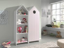 Armoire-1-porte-bibliotheque-Casami-MDF-laque-blanc-rose-116cm-CSCO0202-Vipack