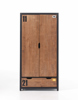 Armoire-2-portes-1-tiroir-Alex-bois-massif-MDF-100cm-Vipack