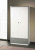 Armoire-2-portes-1-tiroir-Bonny-MDF-gris-97cm-Vipack