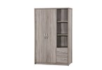 Armoire-2-portes-2-tiroirs-Elise-decor-bois-chene-120cm-Oosterlynck