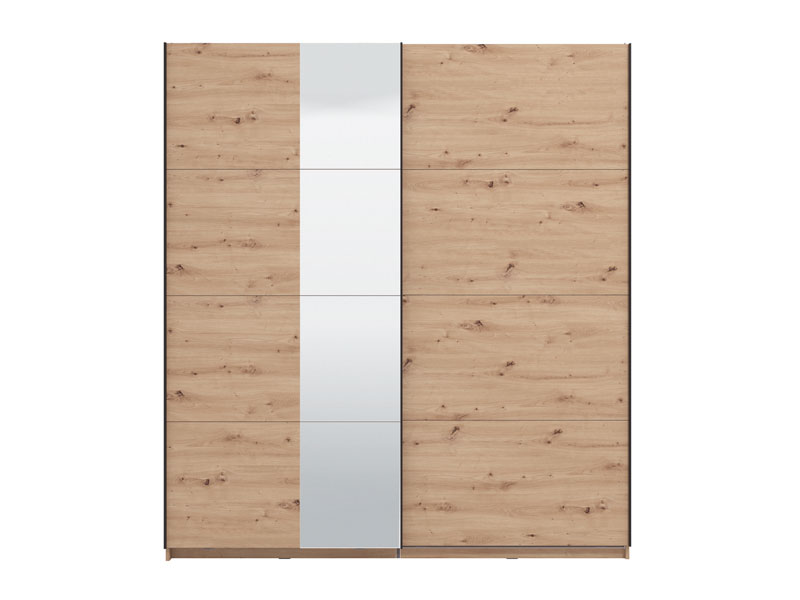 Armoire-2-portes-Gard-decor-chene-artisan-front-Forma-Ideale