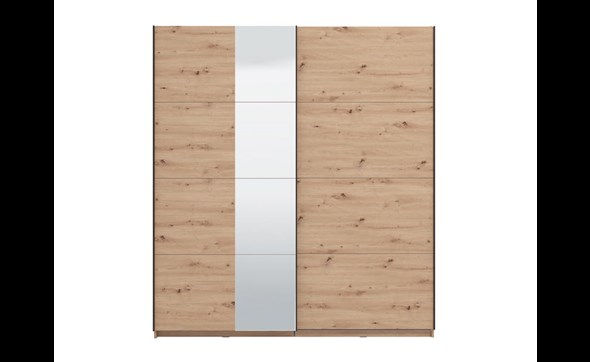 Armoire-2-portes-Gard-decor-chene-artisan-front-Forma-Ideale