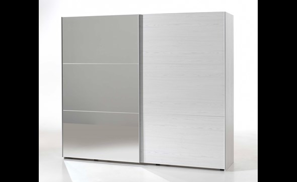 Armoire-2-portes-Helga-decor-bois-chene-clair-moonlight-miroir-250cm-Neyt