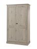 Armoire-2-portes-Kent-decor-bois-chene-millenium-gris-clair-K540-K2-122cm-Meubar